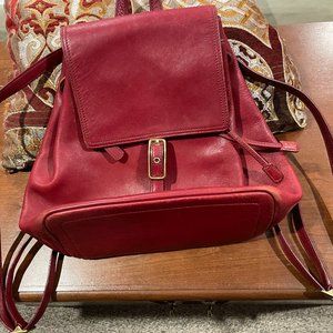Coach Backpack, Red